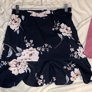 Large floral skirt